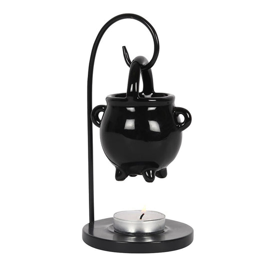 Hanging cauldron oil burner