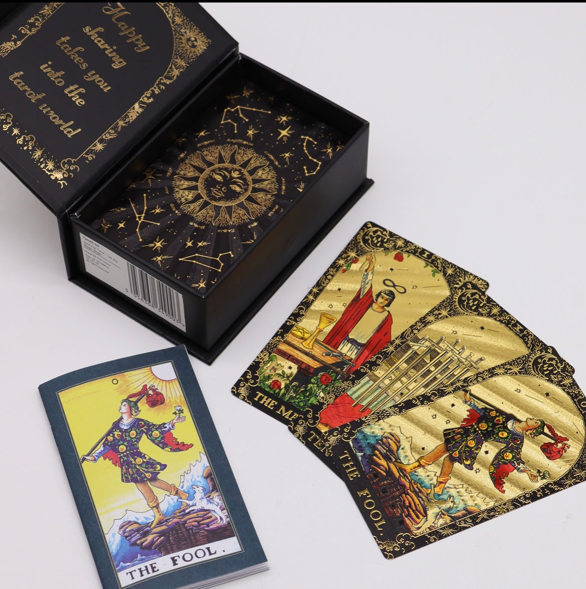 ✨ Gold Foil Tarot Gift Box | Let the Magic Begin