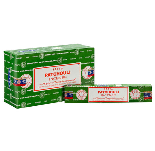 Satya incense sticks: patchouli