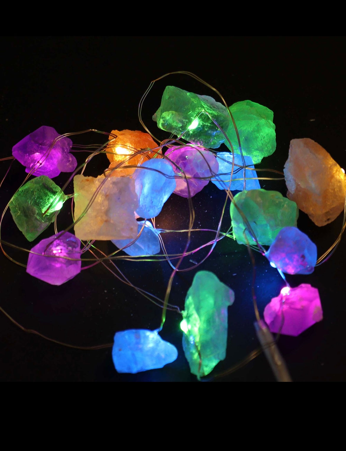 Gemstone Enchantment Lights - Mixed Rocks