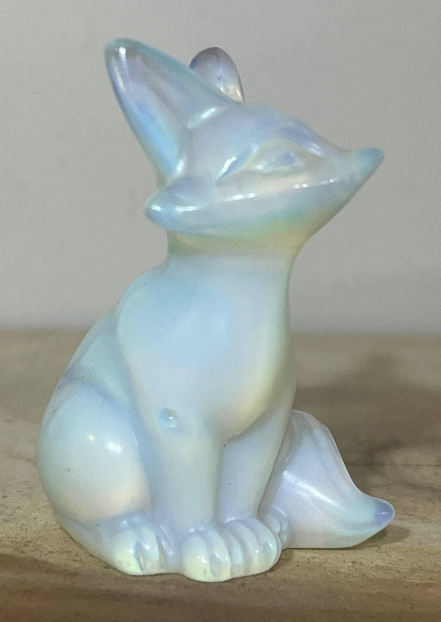 Opalite Fox – Symbol of Intuition & Transformation