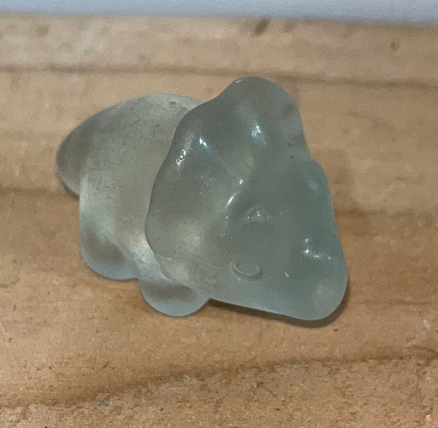 Green fluorite crystal dinosaur carving