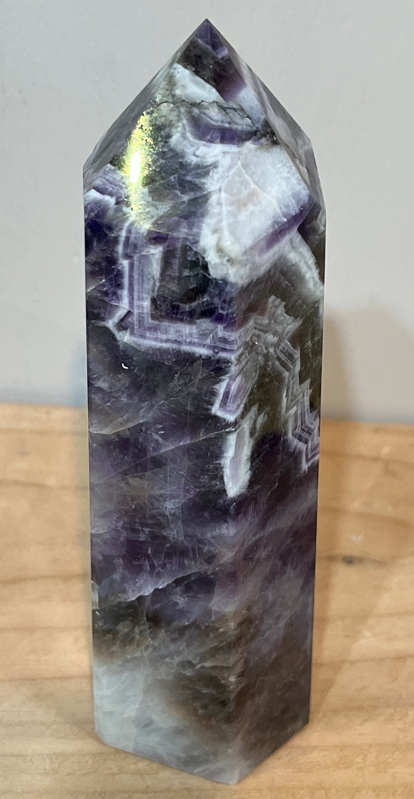 Large dream amethyst crystal tower