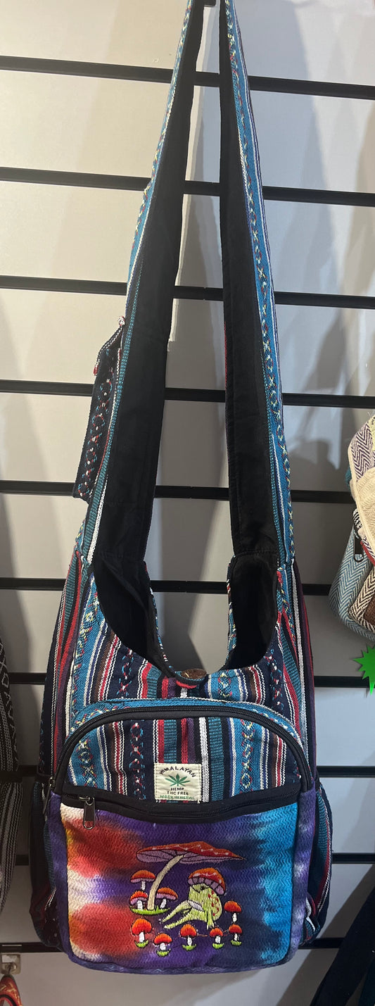 🌞Psychedelic Shroom Frog Crossbody Bag
