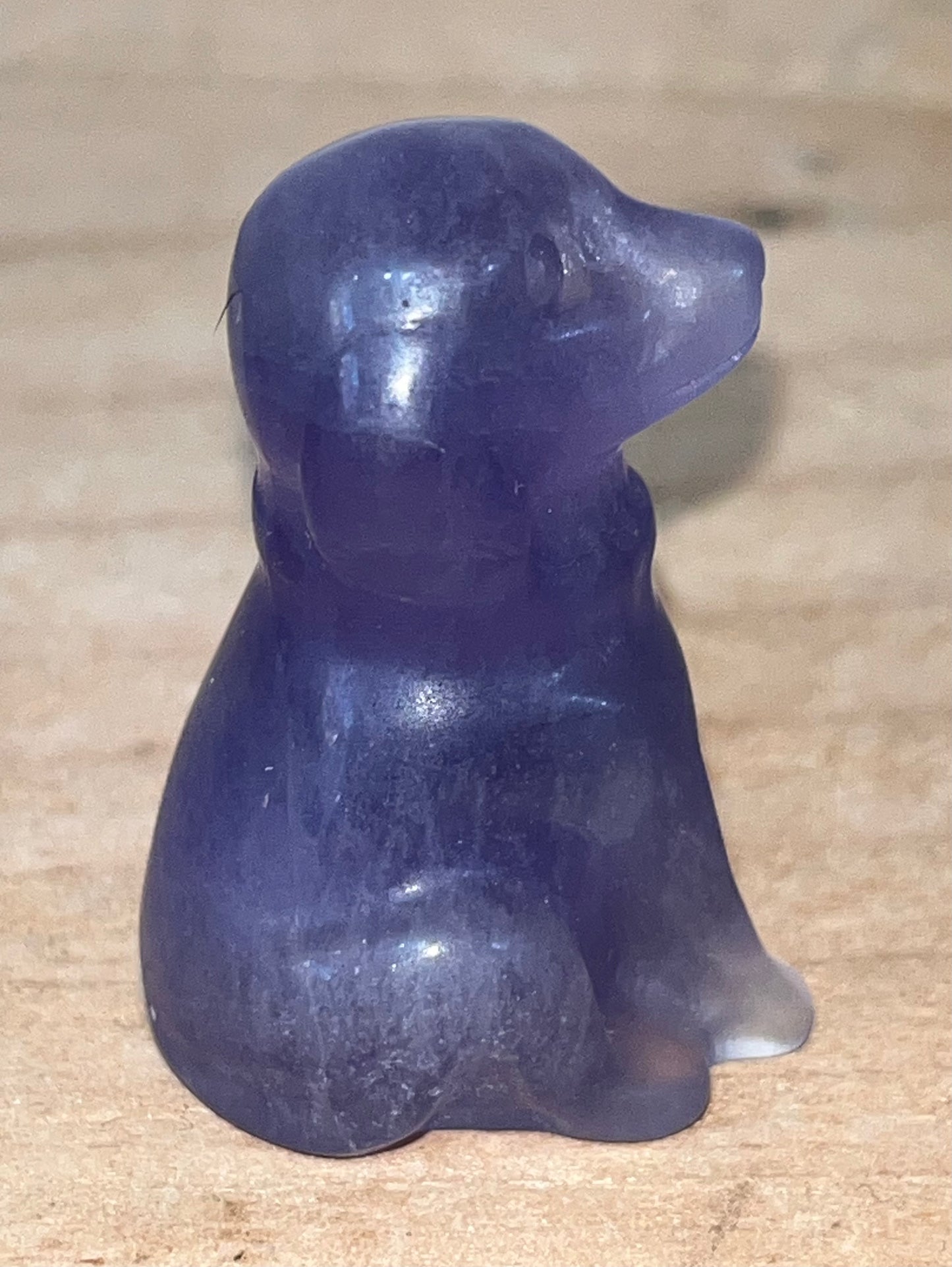 Dog: purple fluorite