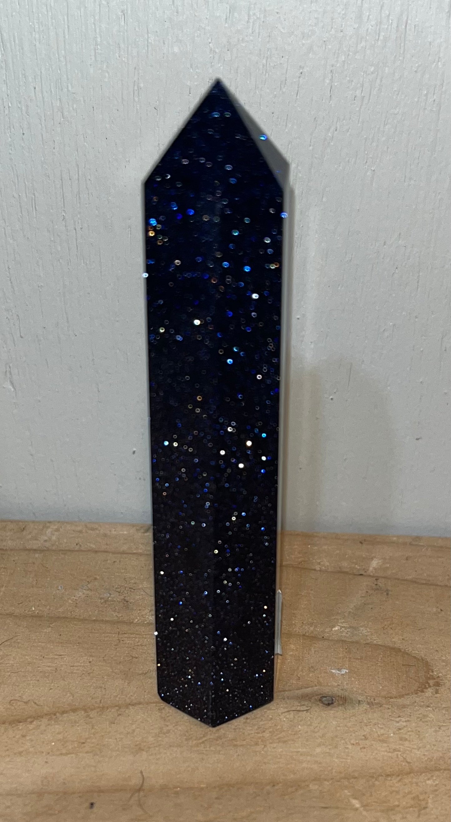 Blue sandstone crystal tower