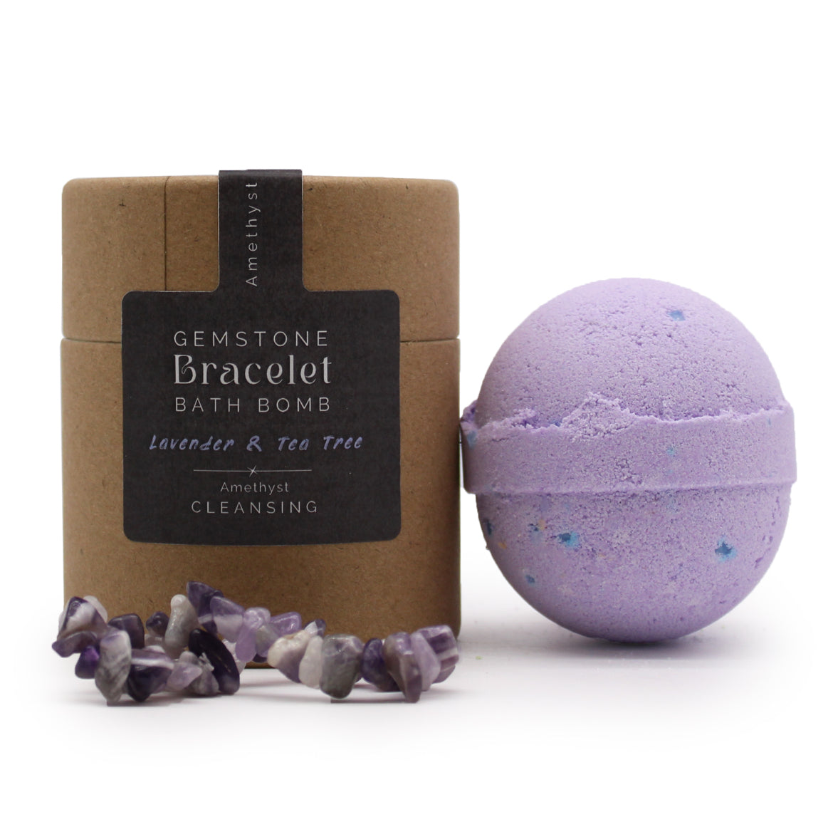 Amethyst Crystal Bracelet Bath Bomb