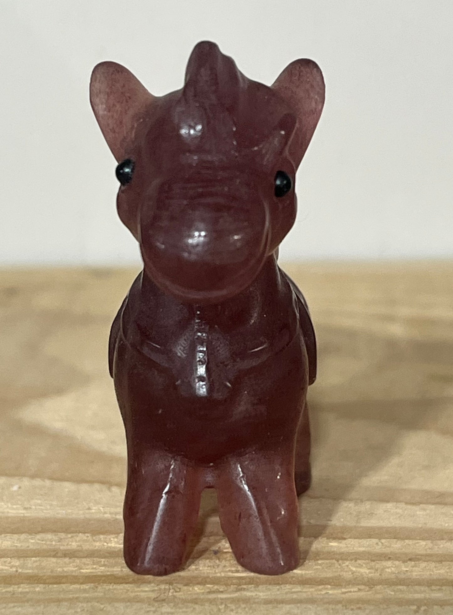 Strawberry Quartz Horse Carving – Love, Confidence & Forward Movement