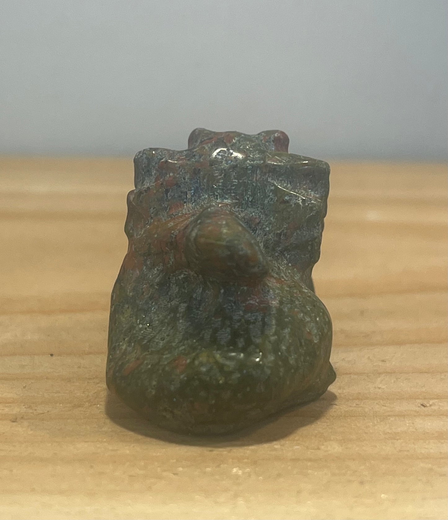 🐉 Unakite Baby Dragon — Healing · Balance · Emotional Growth