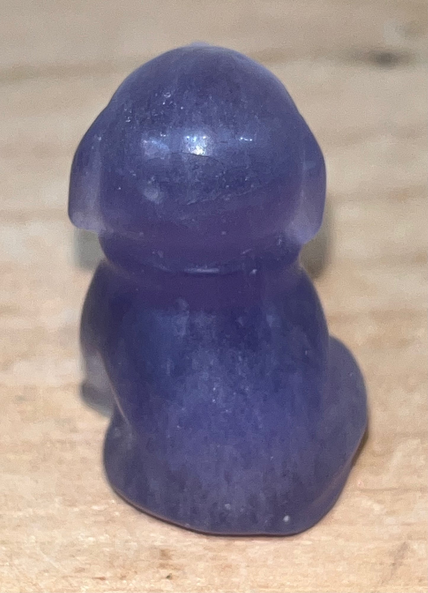 Dog: purple fluorite