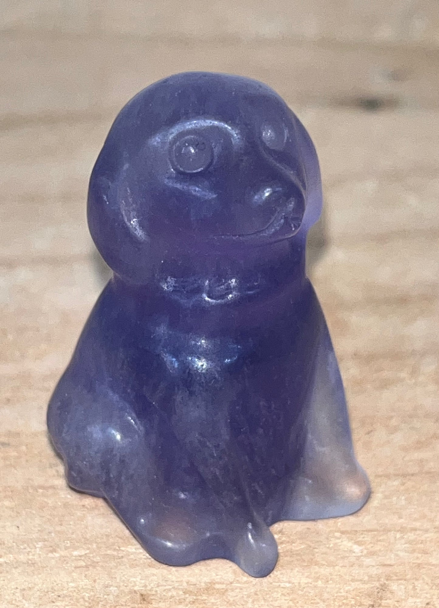 Dog: purple fluorite