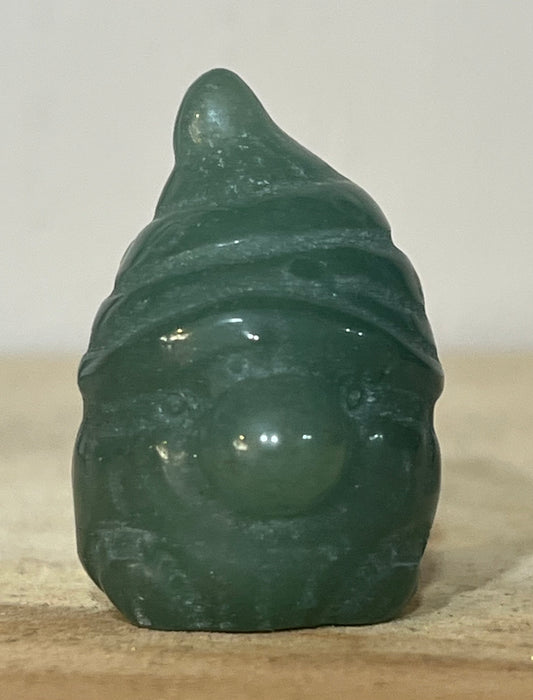 💚 Green Aventurine Crystal Gnome – Prosperity • Luck • Growth