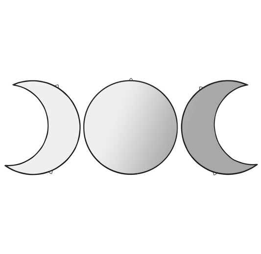 Triple moon mirror