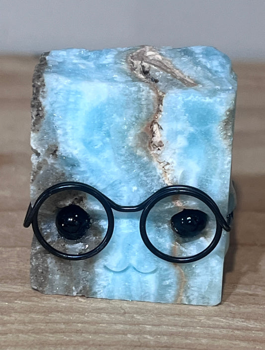 🩵 Walter the Caribbean Calcite 👓