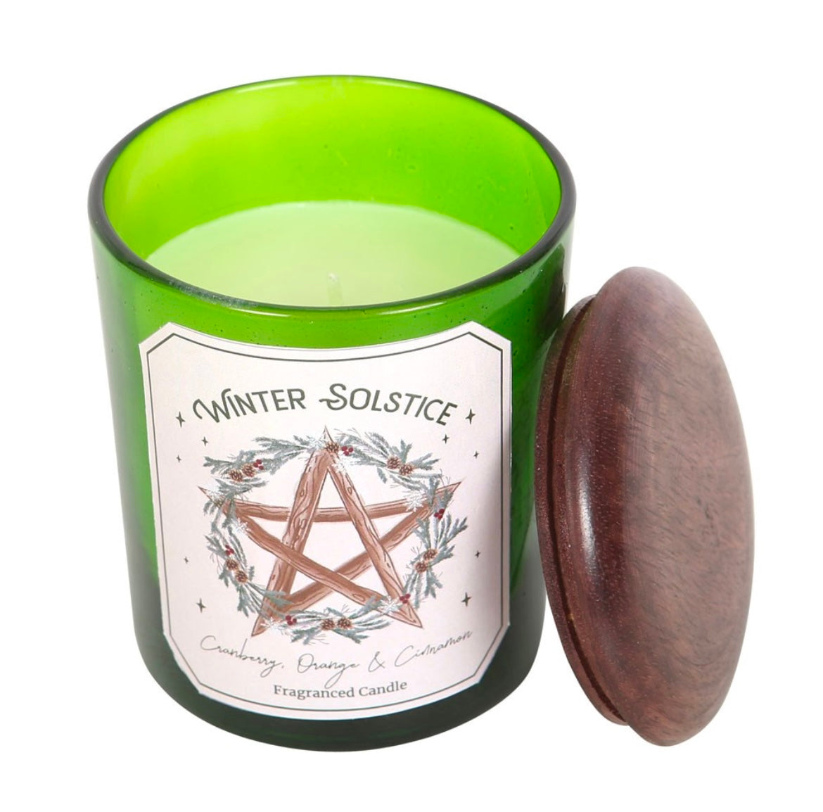Candle: Winter solstice, cranberry, orange & cinnamon