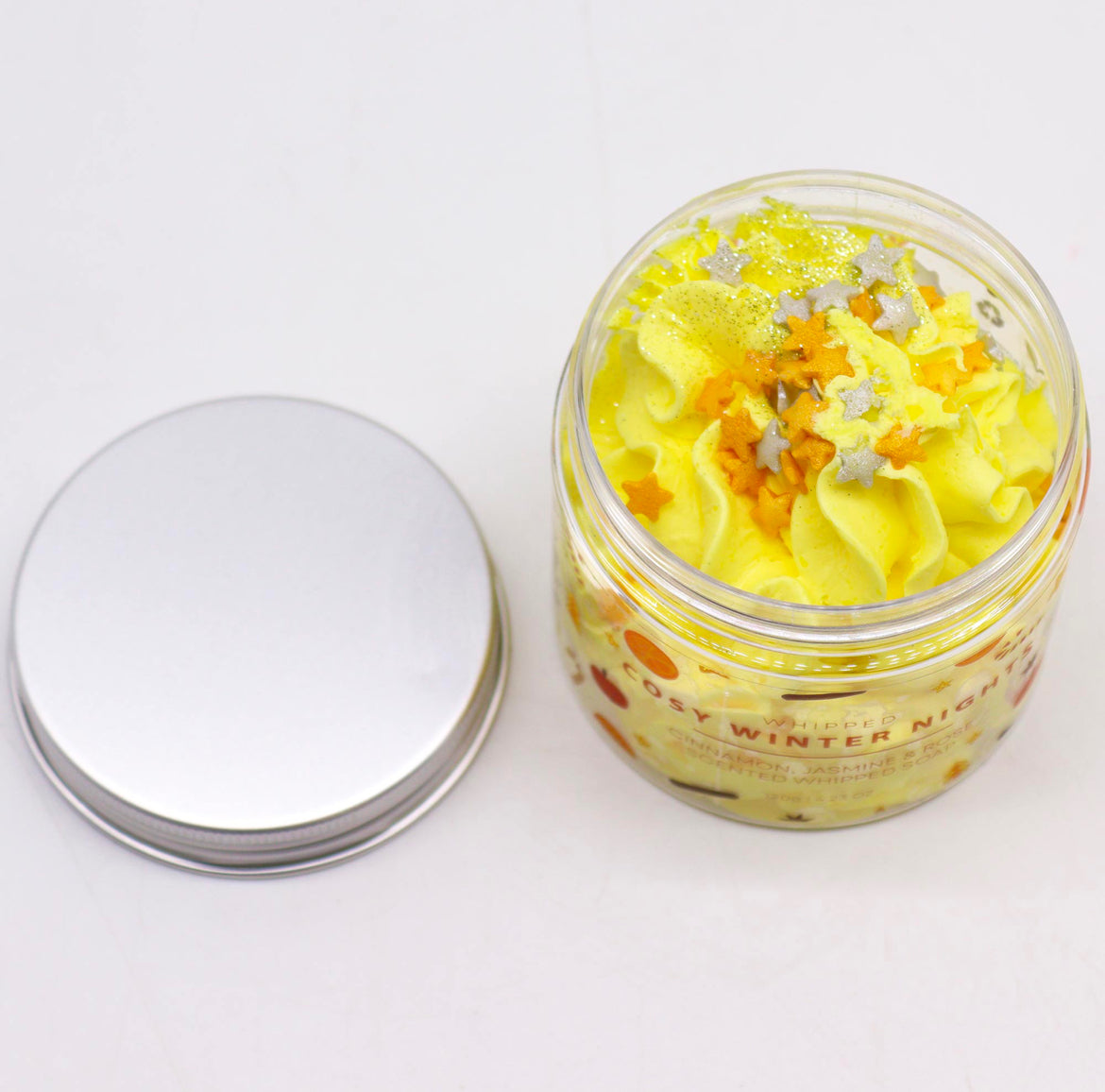 Cosy winter nights whipped soap