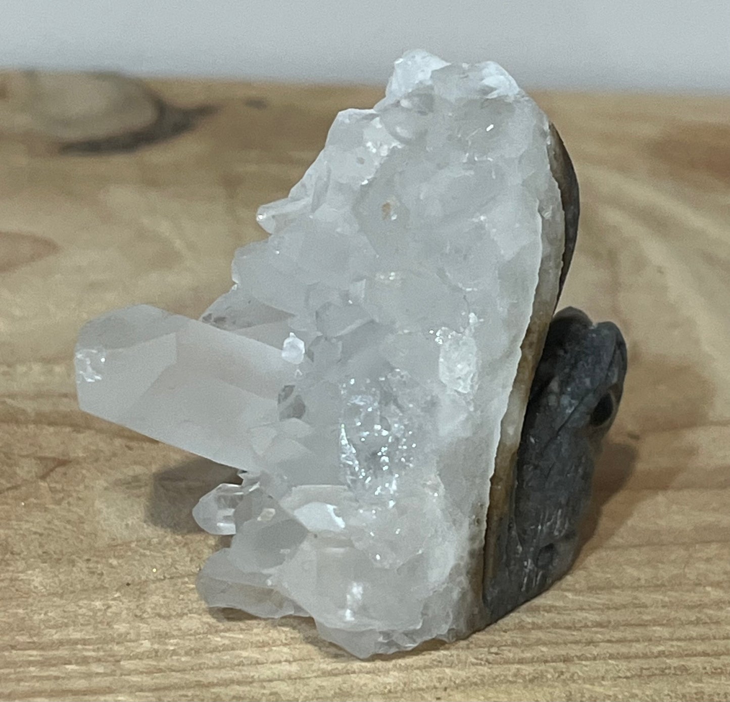 🐿️ Clear Quartz Squirrel | Clarity, Energy & Little Joys
