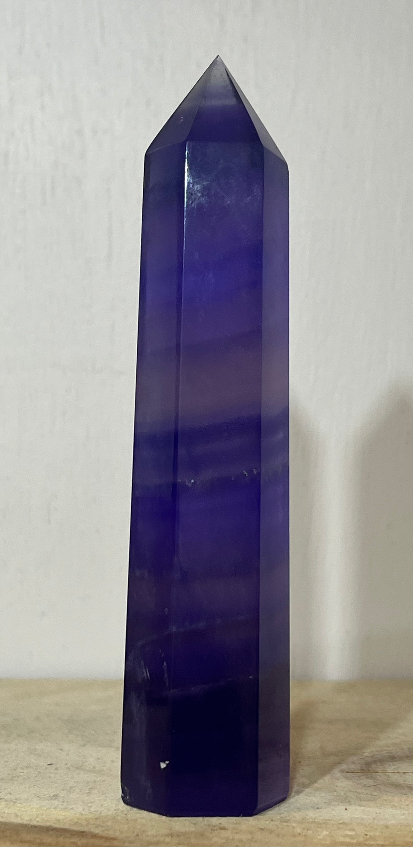 ✨ Deep Purple Fluorite Tower — Third Eye & Mind Clarity