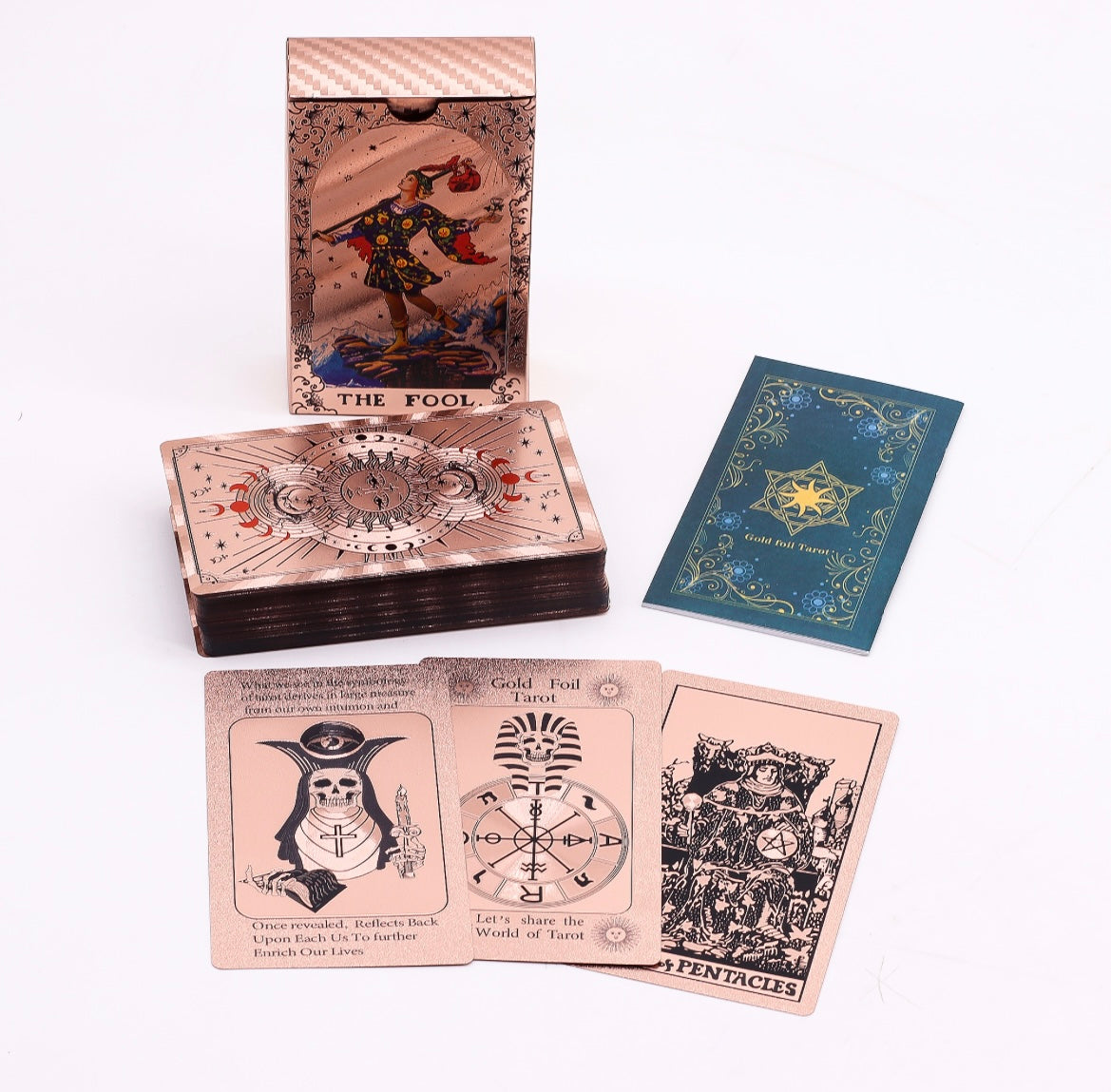 ✨ Rose Gold Foil Tarot Deck ✨