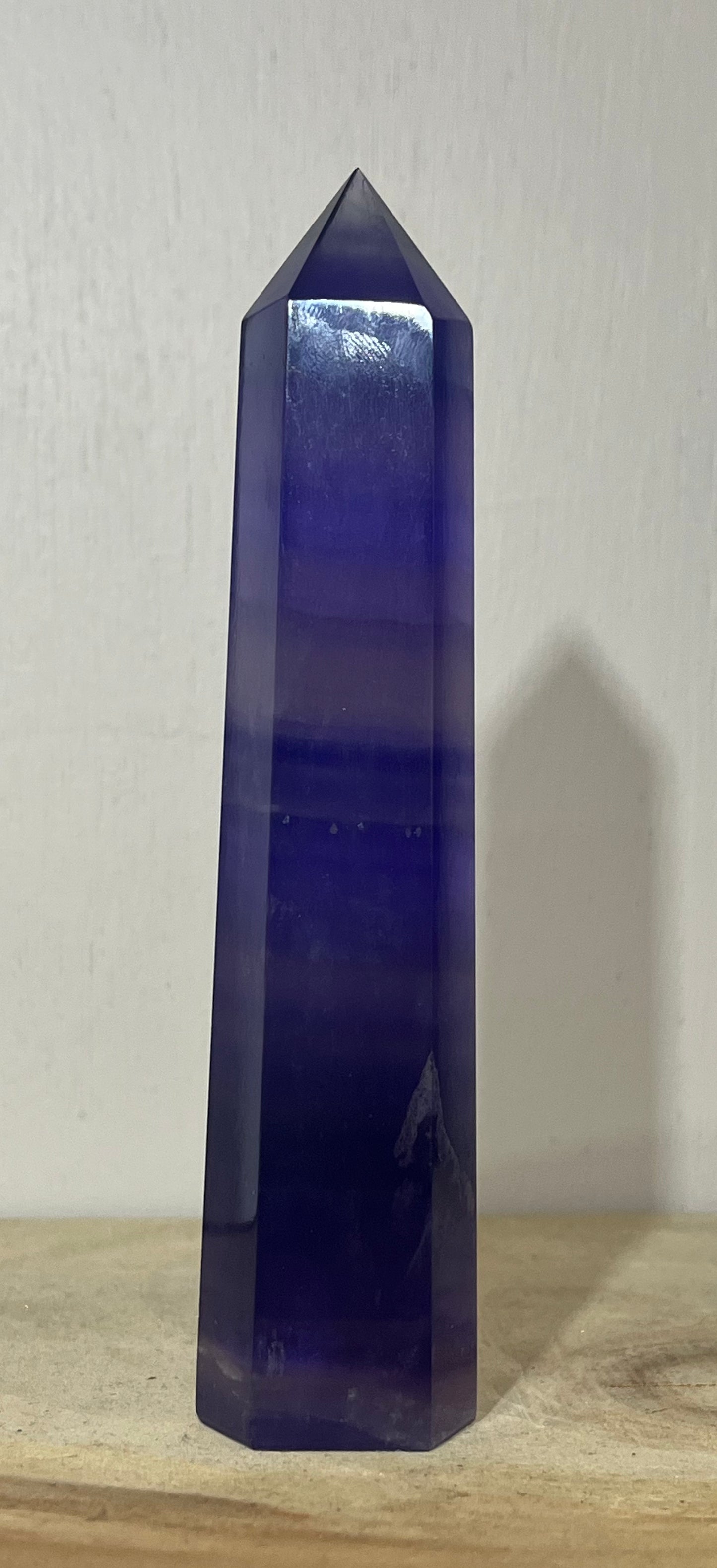 ✨ Natural Purple Fluorite Tower — Clarity, Intuition & Higher Sight