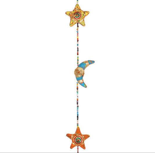 Boho Moon & Star Wall Hanging