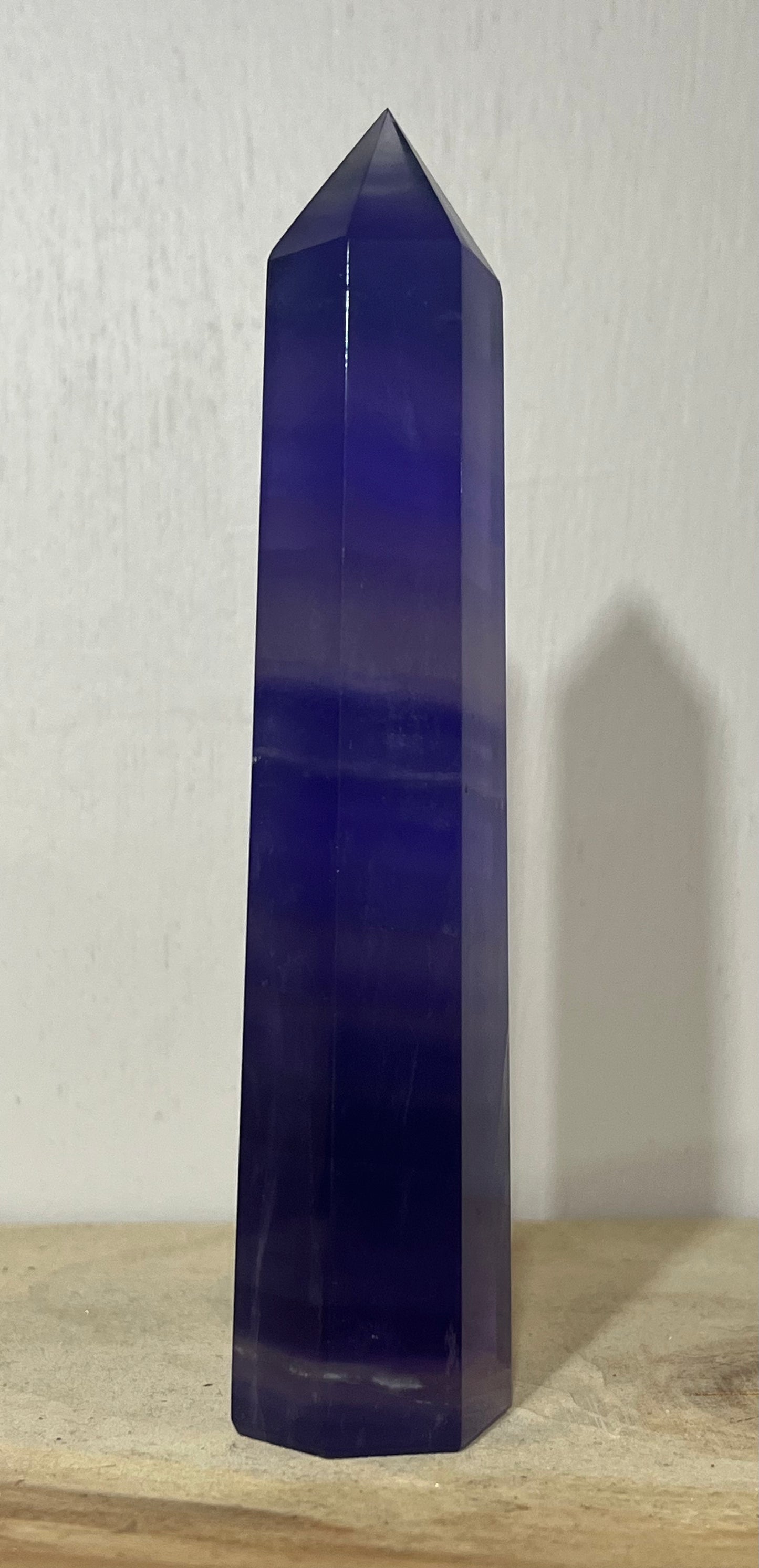 ✨ Natural Purple Fluorite Tower — Clarity, Intuition & Higher Sight