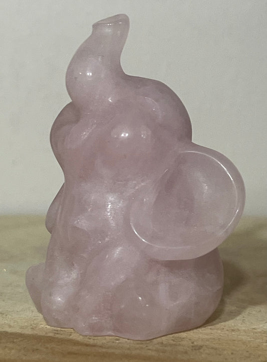 Rose Quartz Elephant – Love, Comfort & Emotional Healing