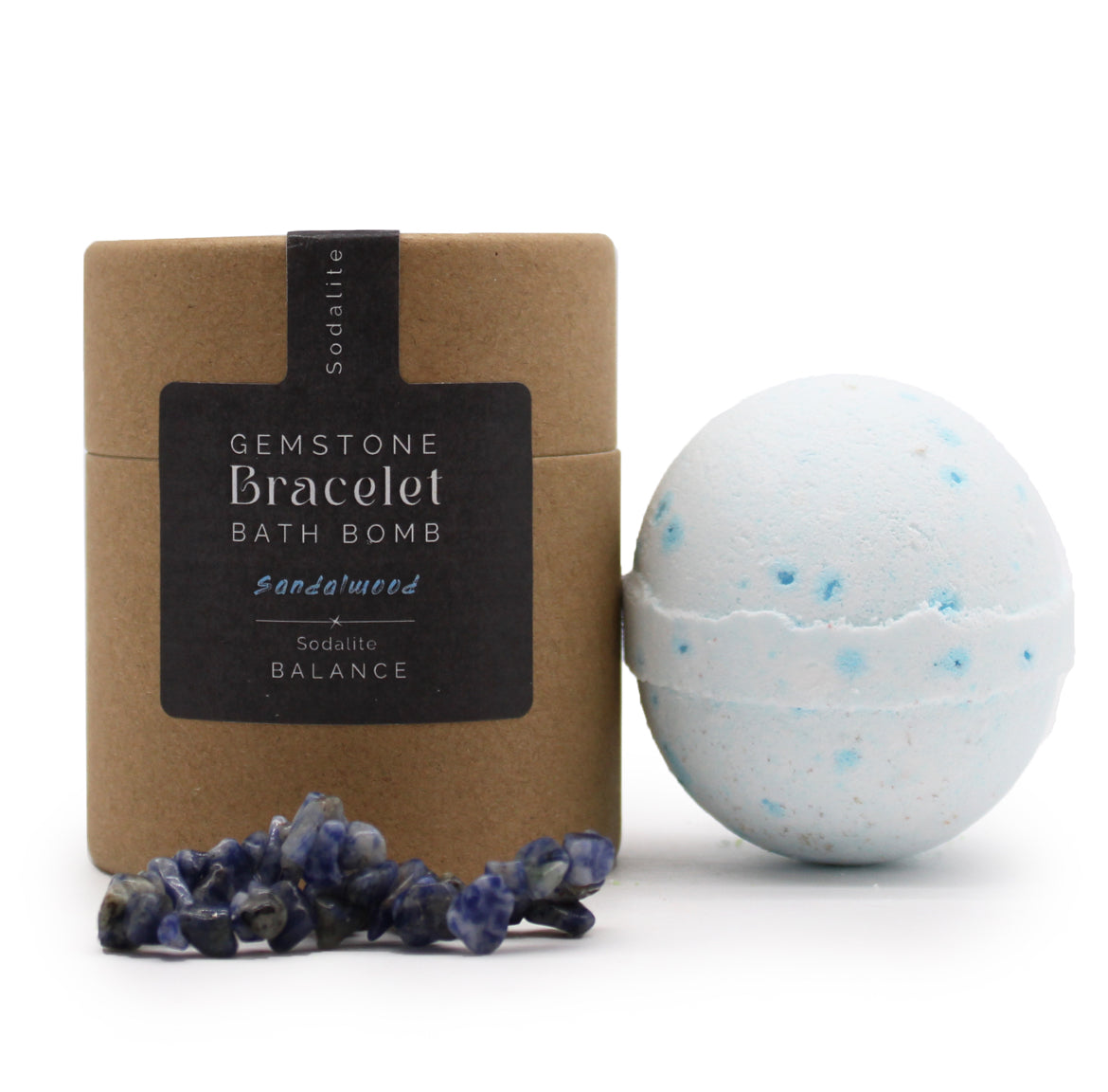 Sodalite Crystal Bracelet Bath Bomb