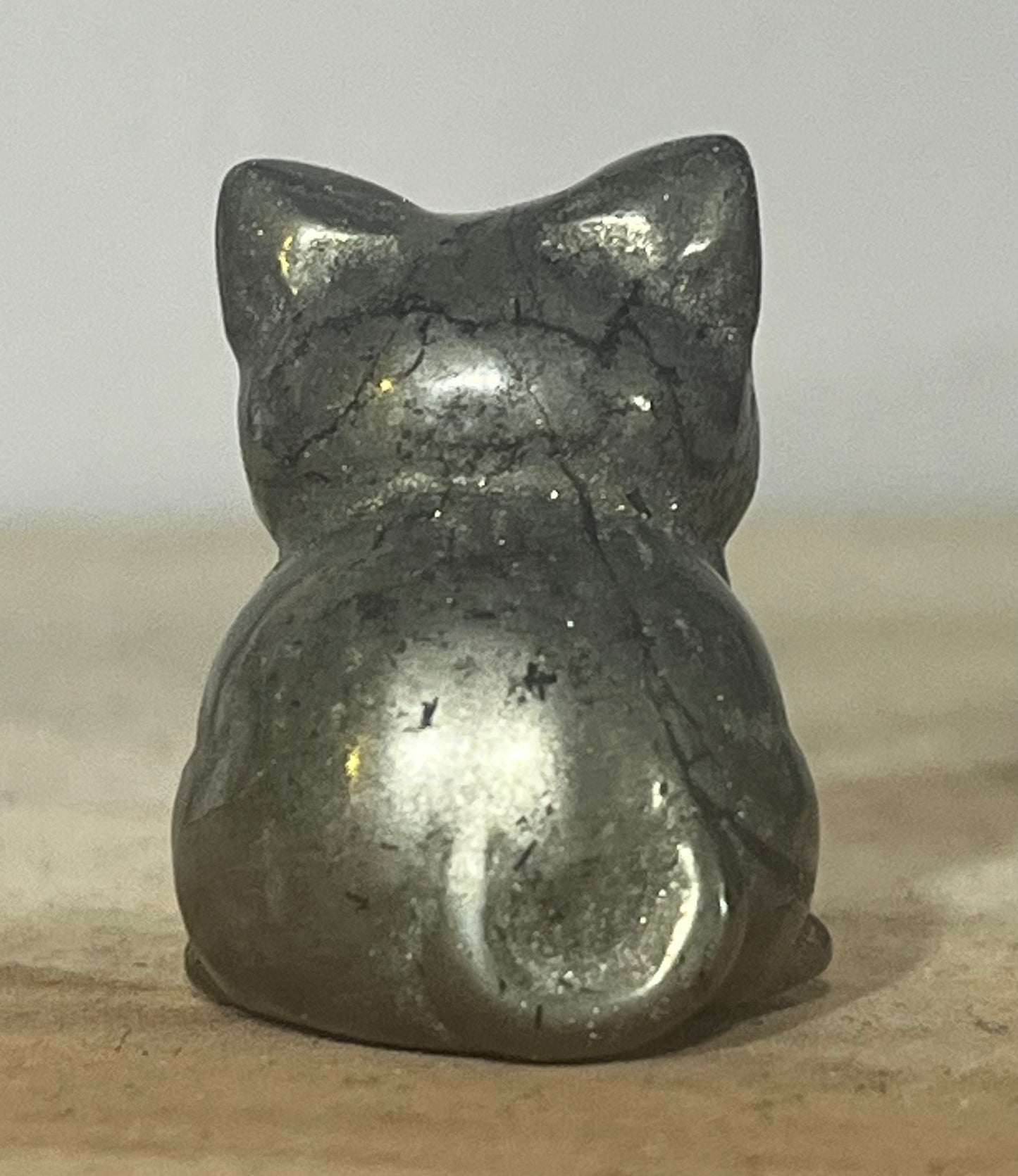 Pyrite Cat – Symbol of Protection, Prosperity & Confidence