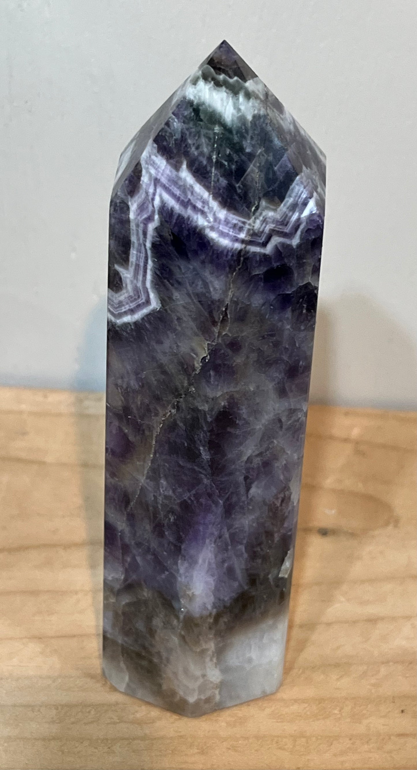 Large dream amethyst crystal tower