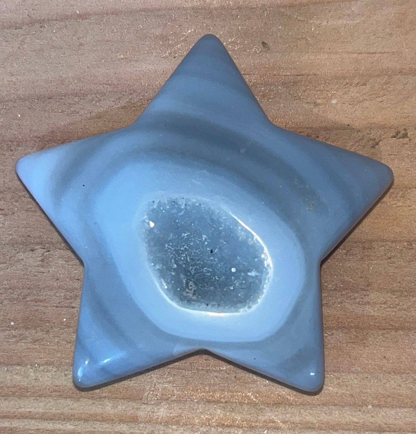 Druzy agate star