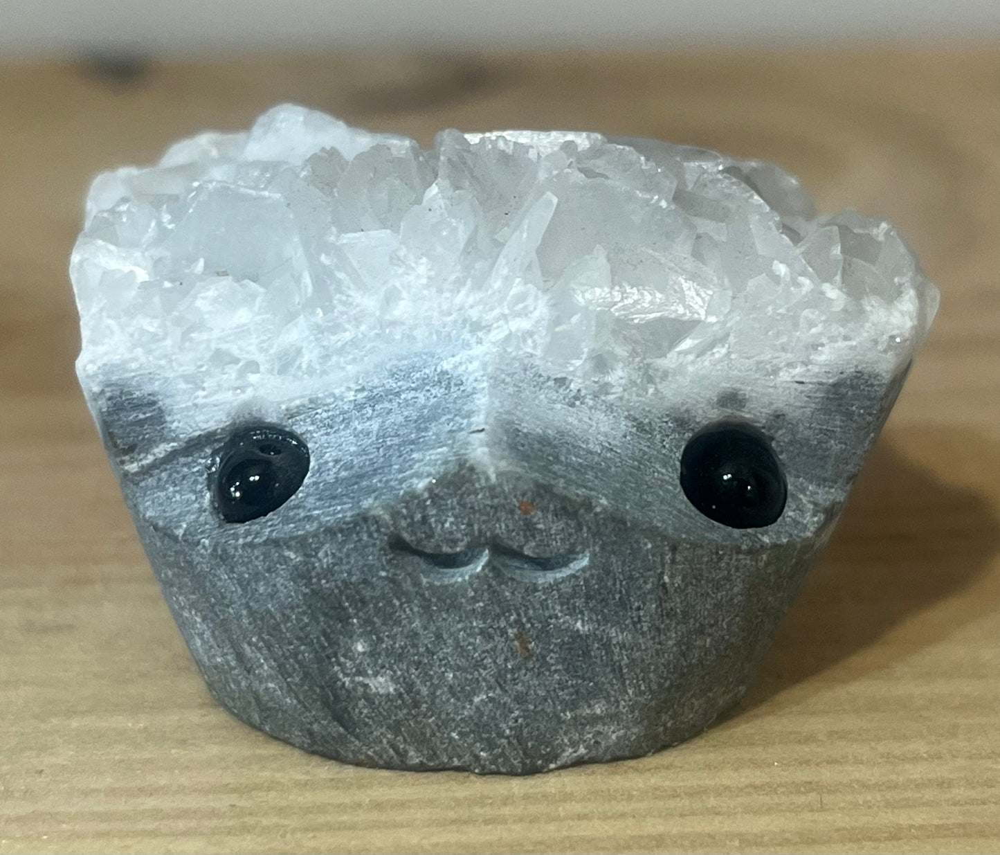 🌟 Cosmo the Calcite – Peaceful and balancing, bringing calm clarity and cozy vibes.