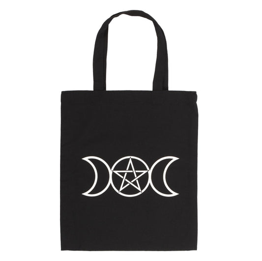 Triple Moon Witch Tote Bag 🌙