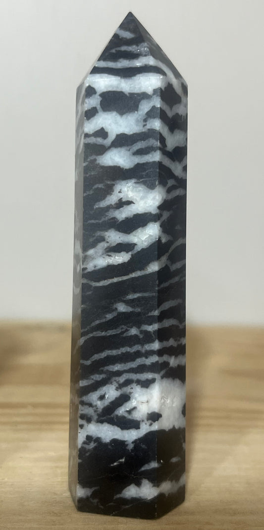 Zebra Jasper Point | Balance & Motivation | 10cm | 107g