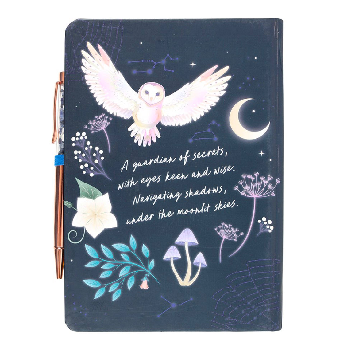 Night owl journal with Sodalite pen