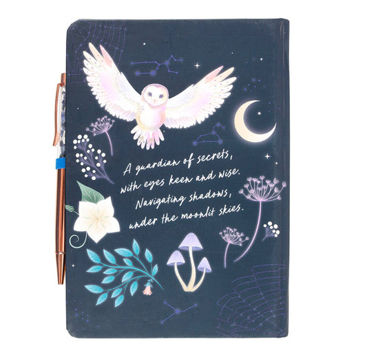 Night owl journal with Sodalite pen