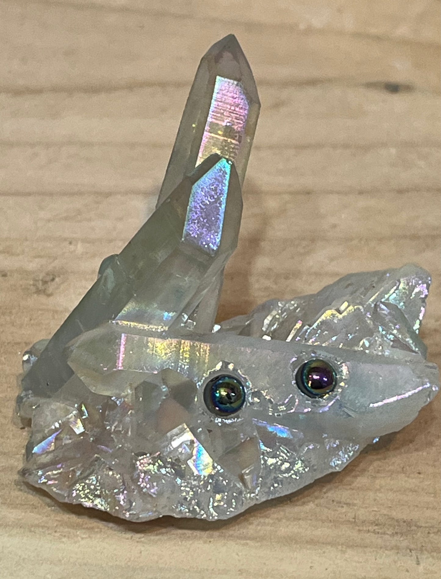 Pet rock: Aura quartz