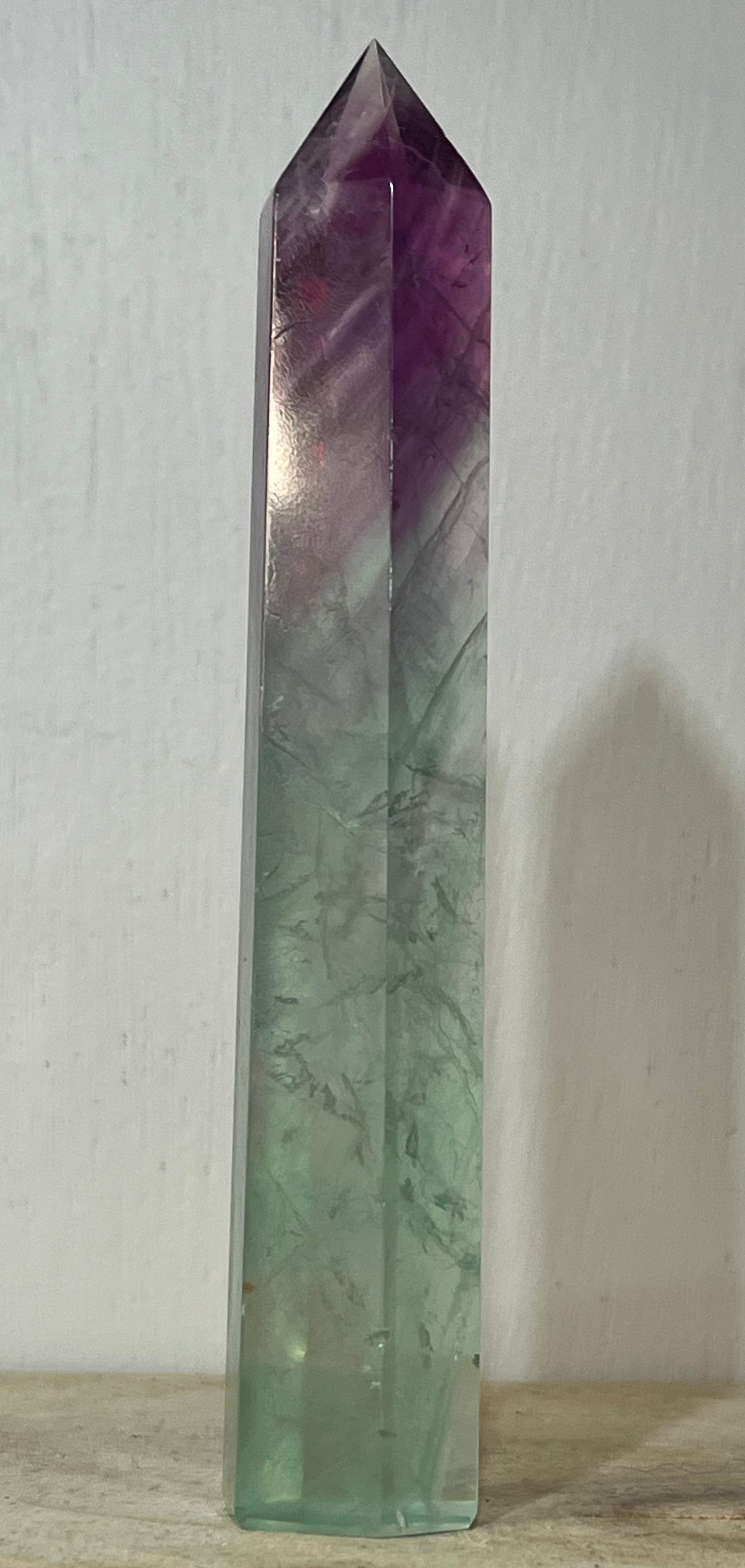 🍬 Candy Fluorite Tower — Heart-Softening Clarity + Rainbow Insight