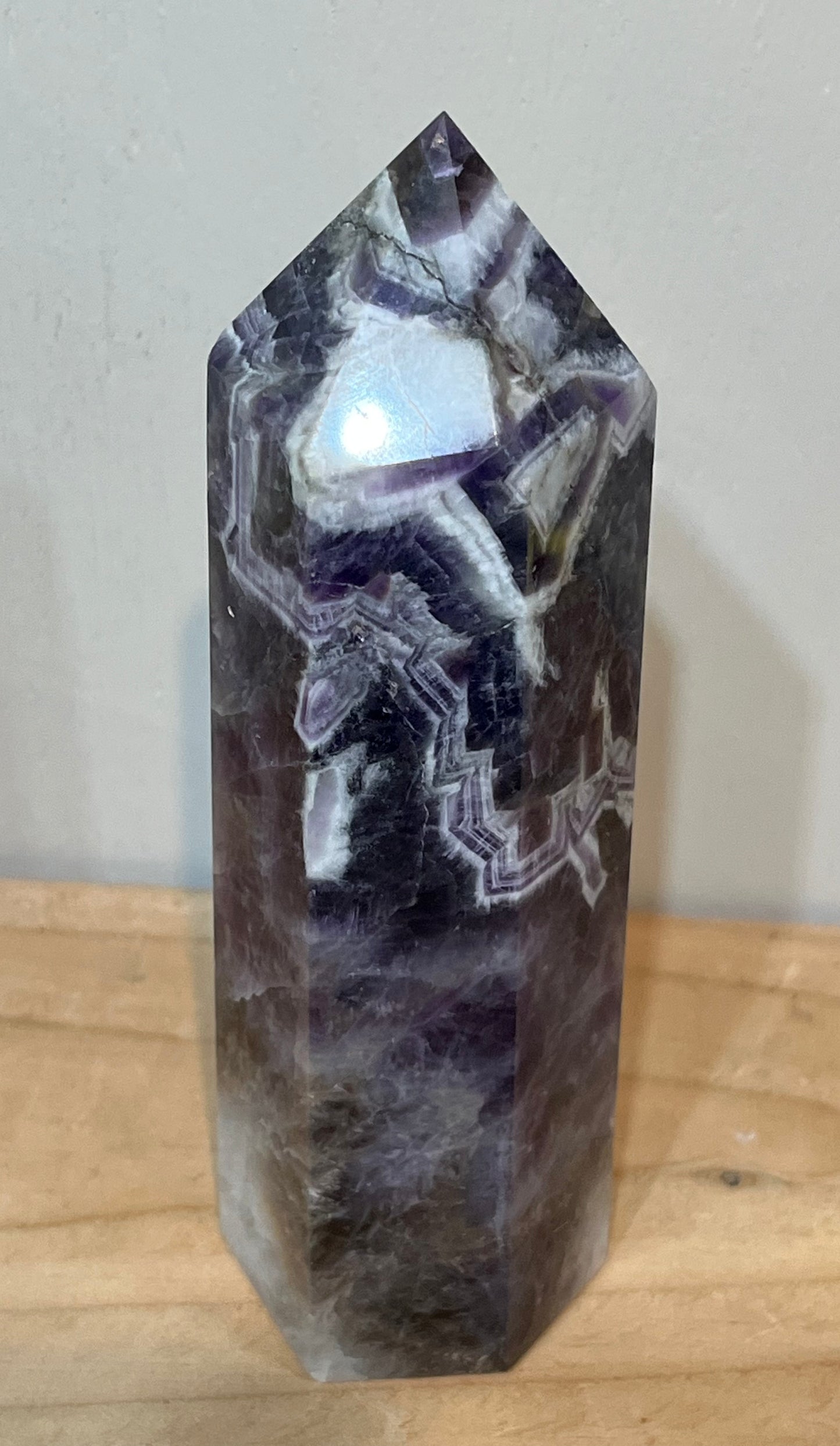 Large dream amethyst crystal tower