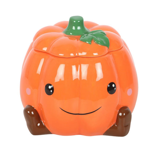 CUTE SMILING PUMPKIN OIL BURNER AND WAX WARMER