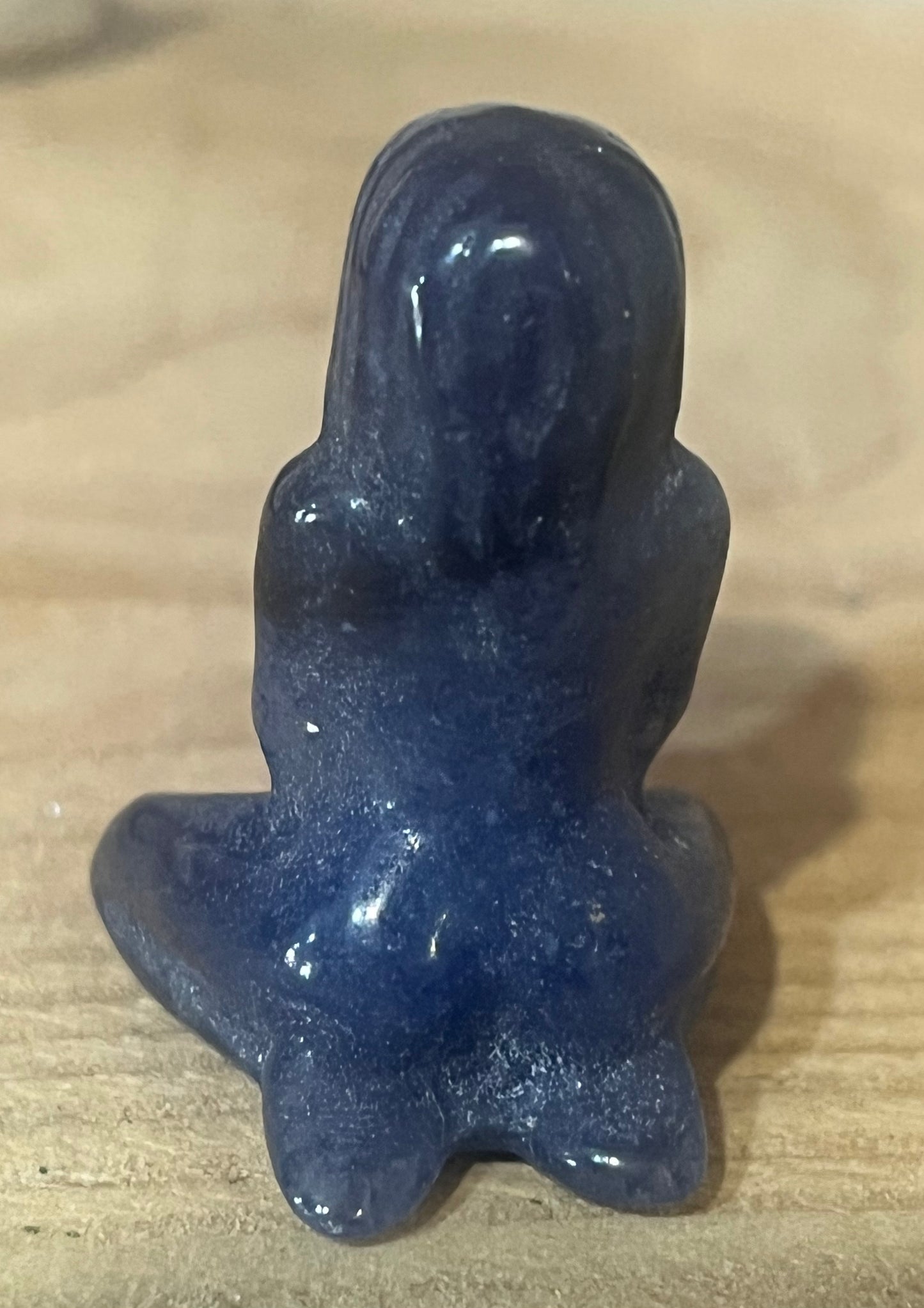 💙 Divine Feminine Blue Aventurine Carving | Confidence & Inner Strength