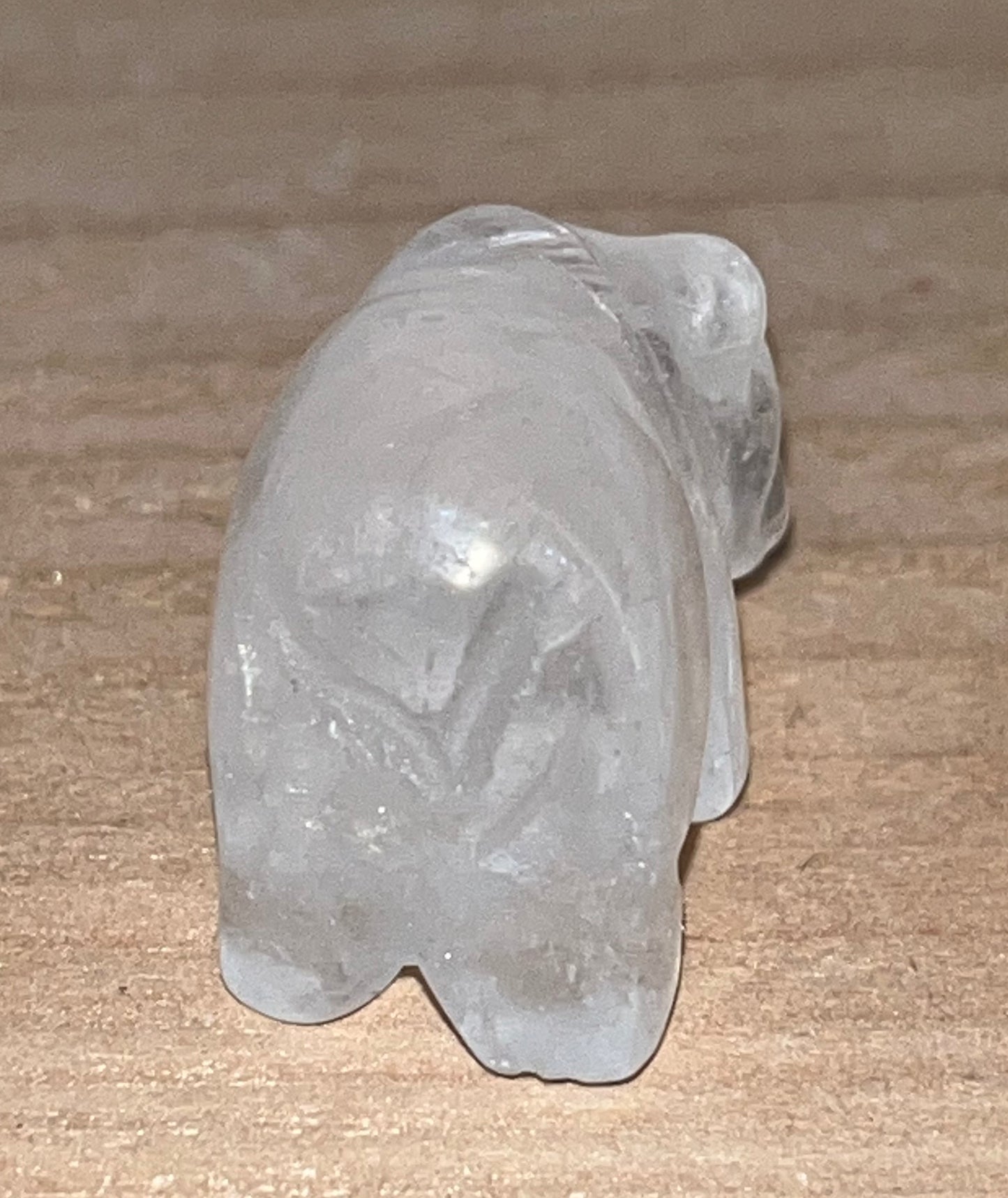 Polar bear: Clear quartz