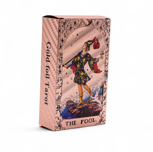 ✨ Rose Gold Foil Tarot Deck ✨