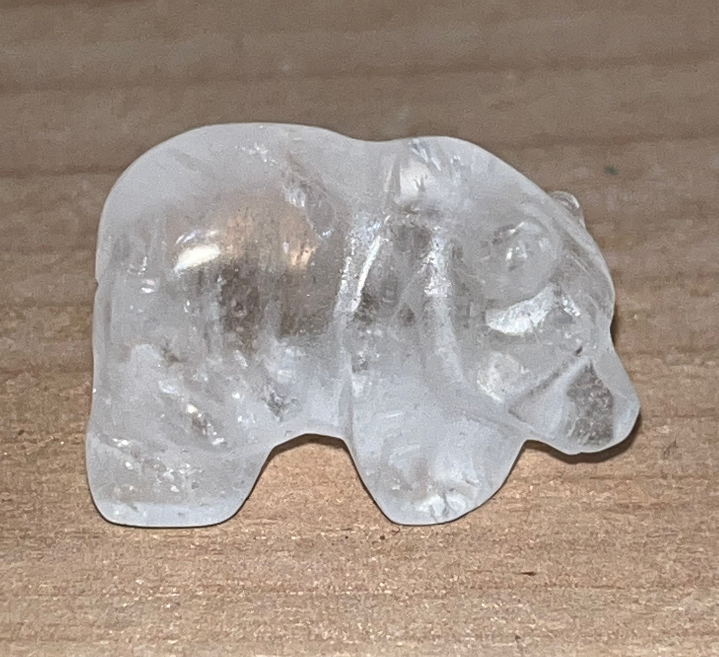 Polar bear: Clear quartz