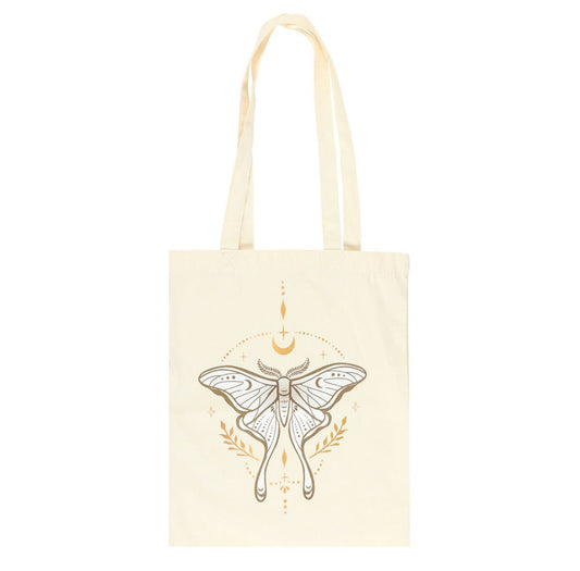 Luna Moth Moon Phase Tote Bag 🌙🦋