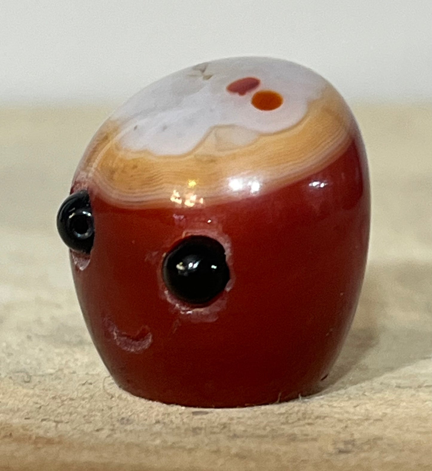 🔥✨ Cleo the Carnelian – Crystal Cutie🌙