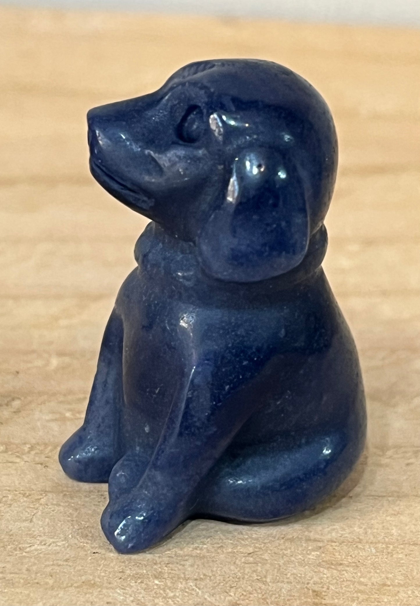 Dog: Blue aventurine