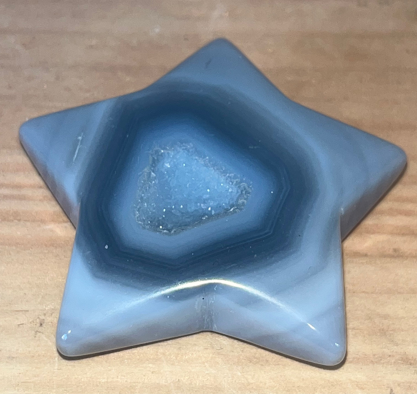 Druzy agate star