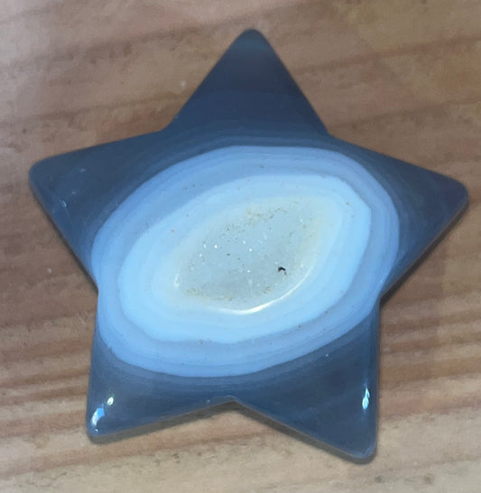 Druzy agate star