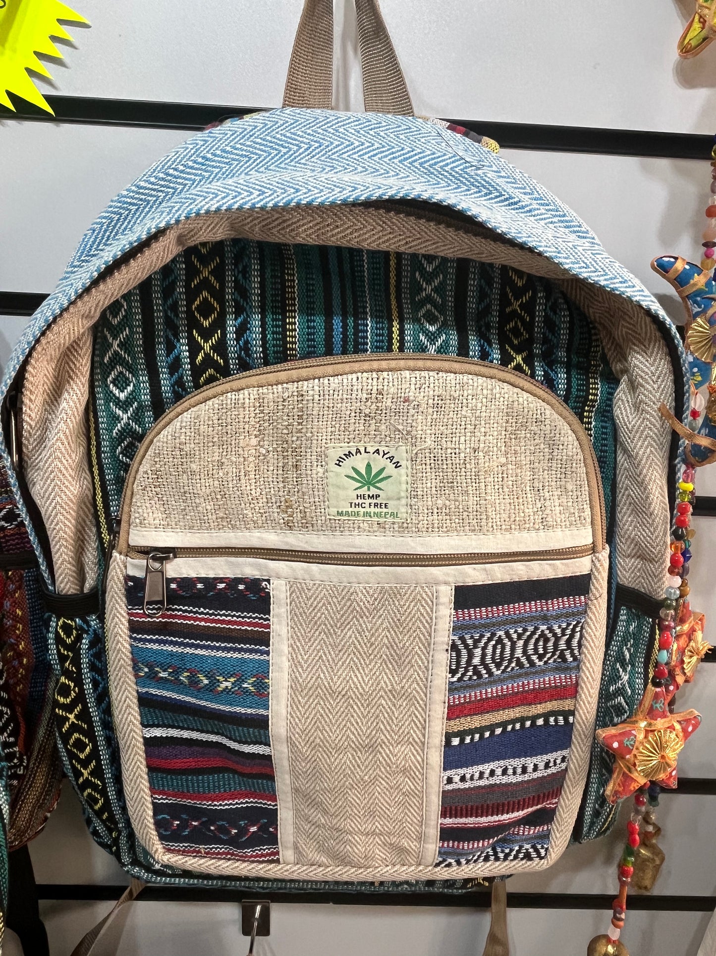 🌞 Himalayan Hemp Backpack – Handmade in Nepal